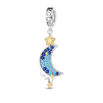 Moon & Star Charm
