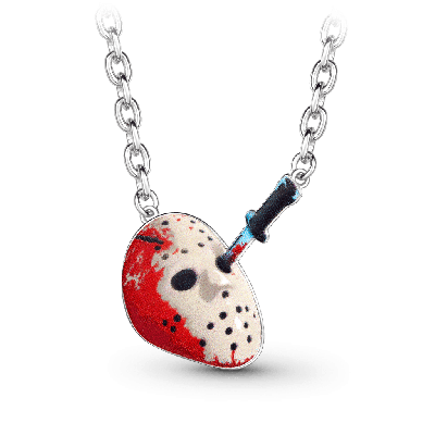 Jason Voorhees Hockey Mask Necklace