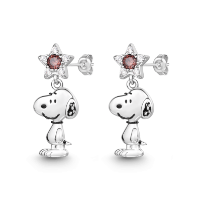 Snoopy Star Earrings