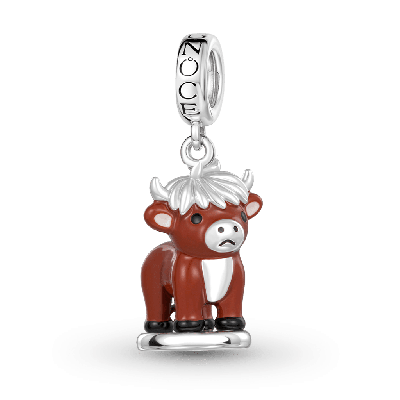 Highland Cow Wax Seal Charm