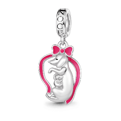 Mother Dog & Puppy Charm