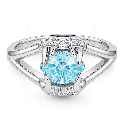 Fangs Marquise-Cut Ring