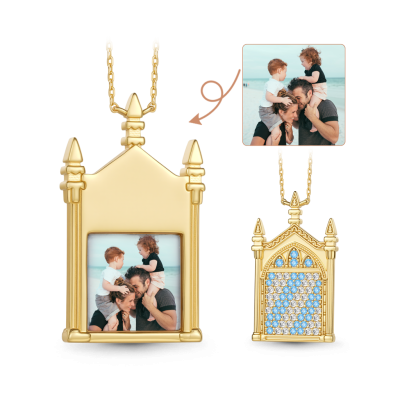Mirror of Erised Personalized Photo Necklace