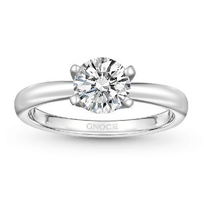1CT Brilliant VVS Moissanite Ring