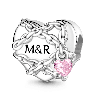 Chains of Love Heart Charm