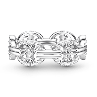 Interlocking Geometric Ring