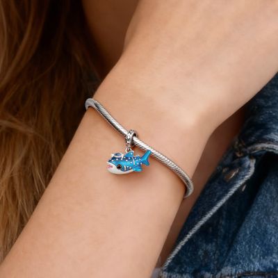 Blue Whale Shark Charm
