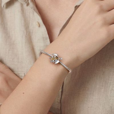 Turtle Flower Charm