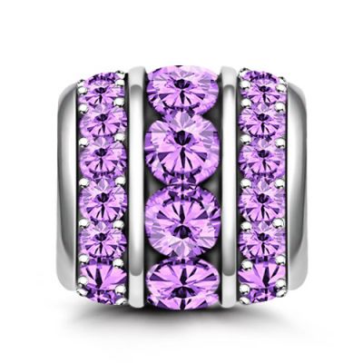 February Birthstone Charm