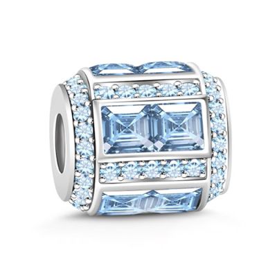 March Birthstone Charm