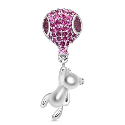 Bear With Balloon Charm