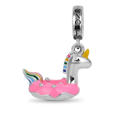 Unicorn Donut Lifebuoy Charm
