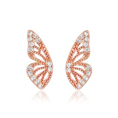 Butterfly Wing Stud Earrings