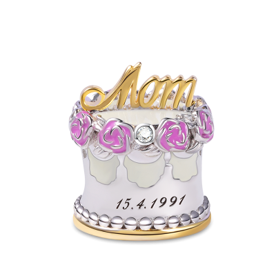 Mom's Birthday Cake Charm